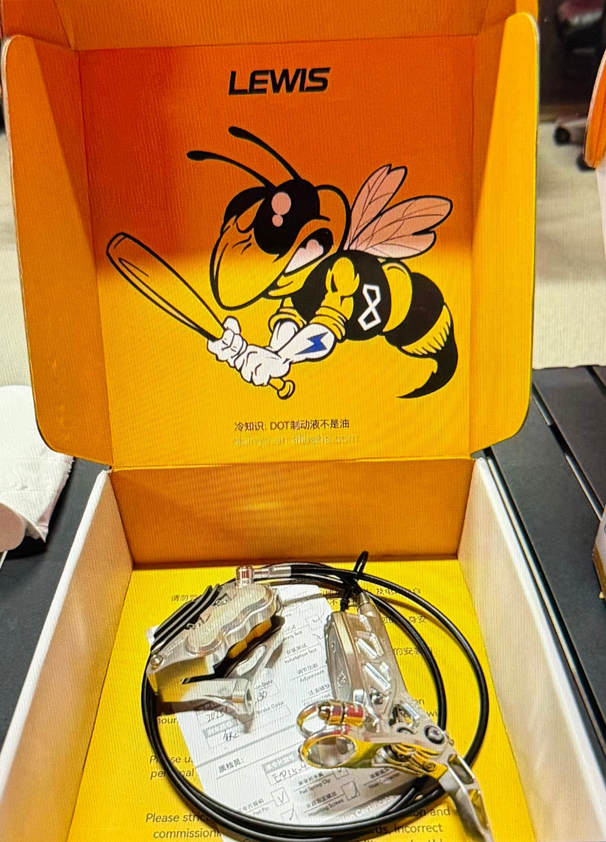 Lewis Tech EP6+ 6 piston brakes for Surron LBX, ERIDE PRO SS