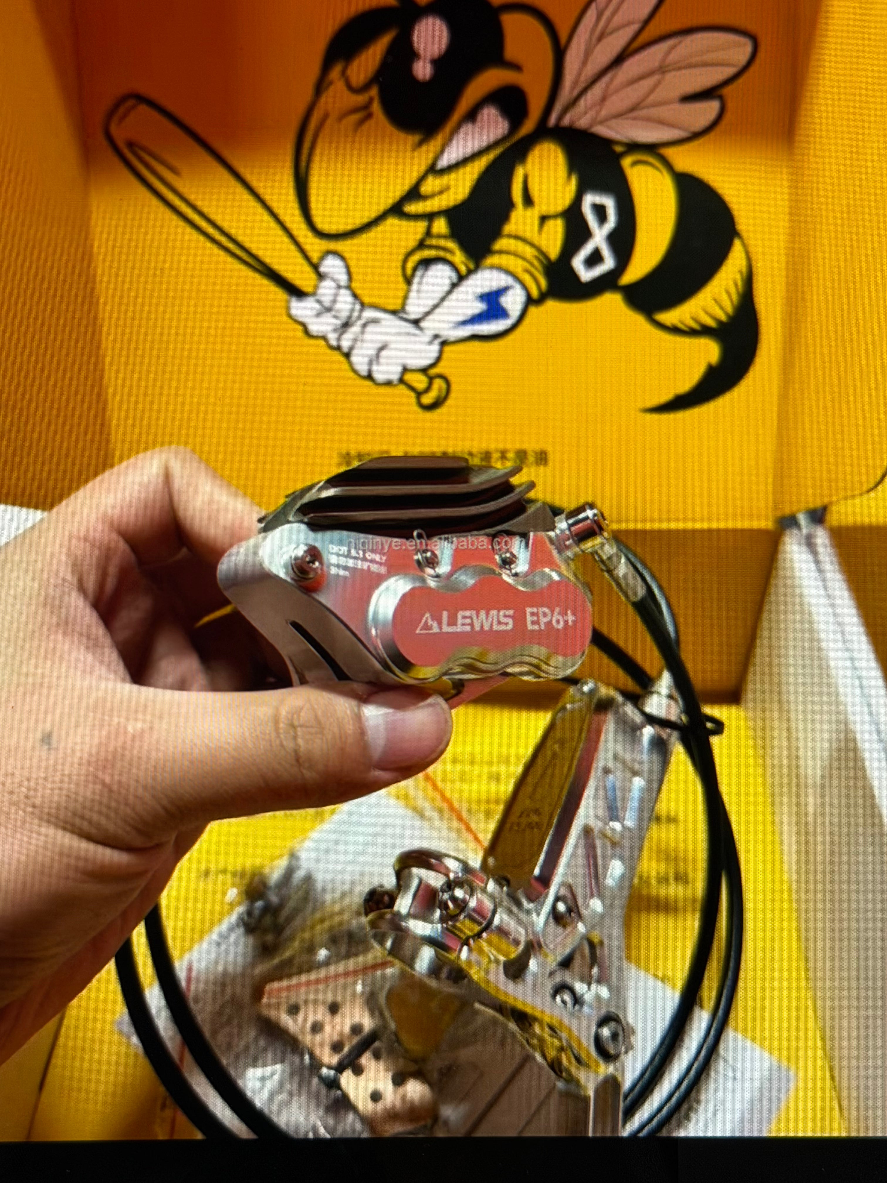 Lewis Tech EP6+ 6 piston brakes for Surron LBX, ERIDE PRO SS